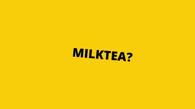 a logo for bobba brew coffee and tea with a bear on a yellow background