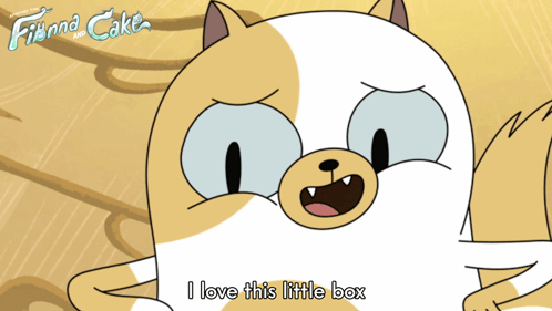 I Love This Little Box Cake GIF - I Love This Little Box Cake Adventure Time Fionna And Cake GIFs
