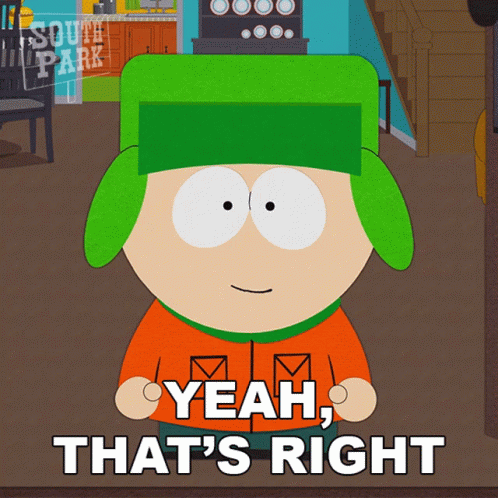 Yeah Thats Right Kyle Broflovski GIF - Yeah Thats Right Kyle Broflovski South Park GIFs
