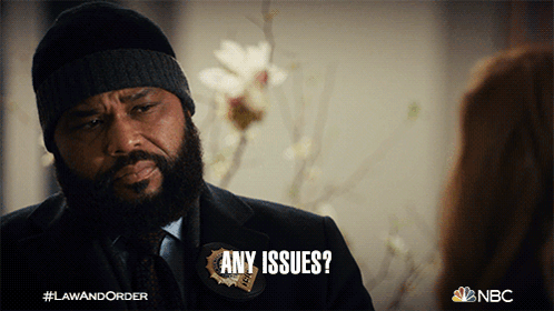 Any Issues Detective Kevin Bernard GIF - Any Issues Detective Kevin Bernard Law And Order GIFs