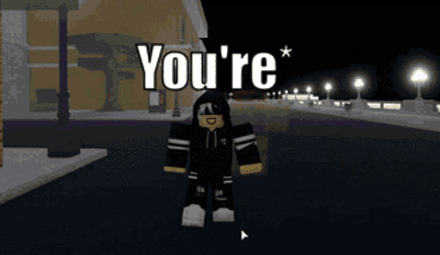 a cartoon character says you 're in a video game
