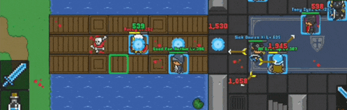 a screenshot of a video game with the number 539 on the top