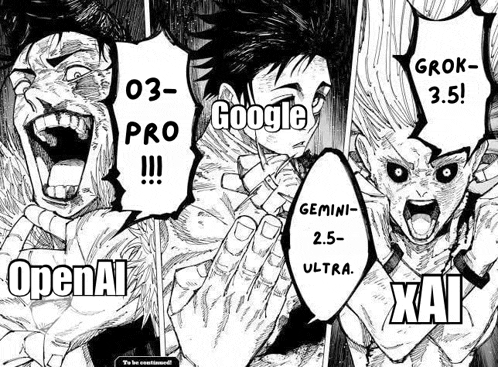 a black and white drawing of three men with their mouths open and screaming .