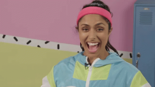 Excited Michelle Khare GIF - Excited Michelle Khare Happy GIFs