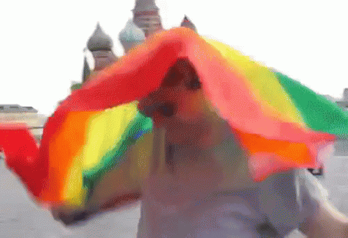 флаг лгбт кремль радуга россия прайд GIF
