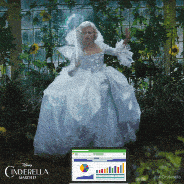 Fairy Godmother Spreadsheet GIF - Fairy Godmother Spreadsheet Data GIFs