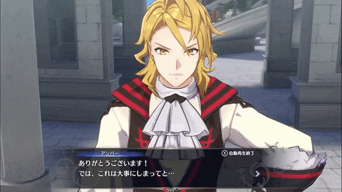 a screenshot of a video game shows a man with yellow hair