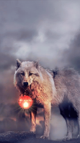Wolf Candle GIF - Wolf Candle Light GIFs
