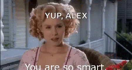 Smart Yup Alex GIF - Smart Yup Alex You Are So Smart GIFs