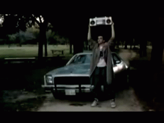 Rock Out With Your Stereo Out GIF - Say Anything Boombox GIFs