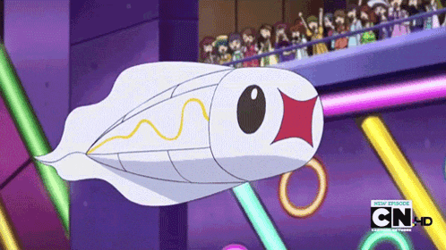 a cartoon of a ghost with cn hd written on it