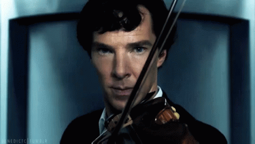 Benedict Cumberbatch Sherlock GIF - Benedict Cumberbatch Sherlock Violin GIFs