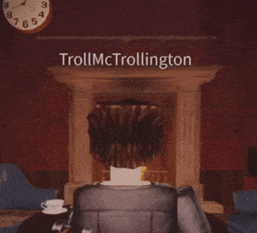 a man in a video game says trollmctrollington