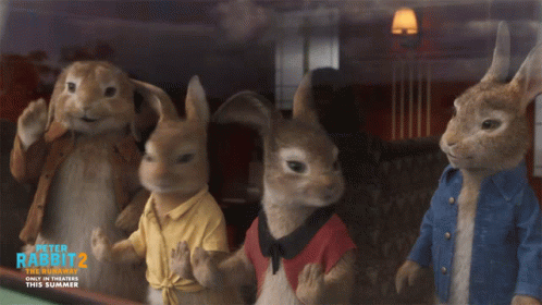 Look At A Fixed Point Peter Rabbit GIF - Look At A Fixed Point Peter Rabbit Peter Rabbit2the Runaway GIFs