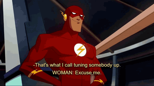 The Flash Model Citizen GIF - The Flash Model Citizen Justice League Crisis On Two Earths GIFs