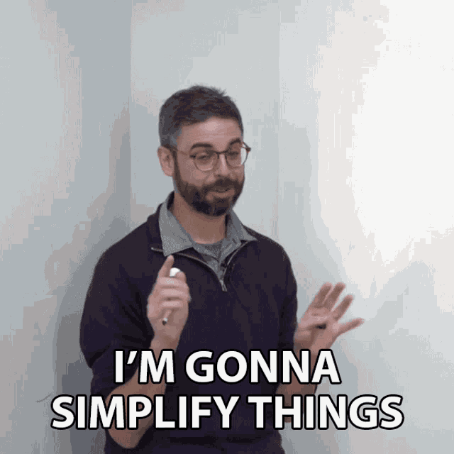 Im Gonna Simplify Things Daniel Shiffman GIF - Im Gonna Simplify Things Daniel Shiffman Make It Simple GIFs
