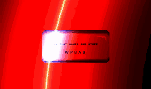 a red sign that says " play games and stuff " on it