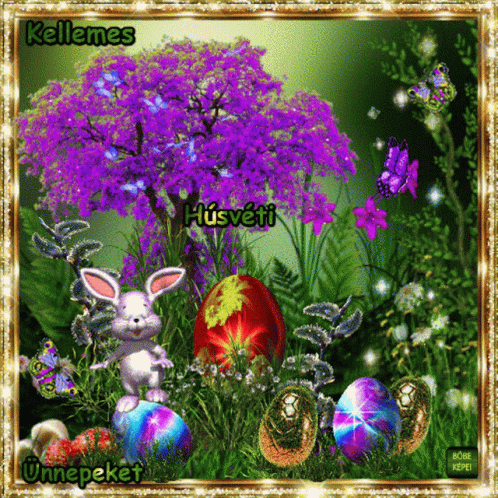 Húsvét Easter GIF - Húsvét Easter Easter Bunny GIFs