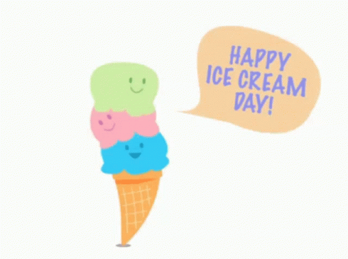 Yay Yes GIF - Yay Yes Happy Ice Cream Day GIFs