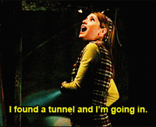 Nancy Drew I Found A Tunnel And Iam Going In GIF - Nancy Drew I Found A Tunnel And Iam Going In GIFs