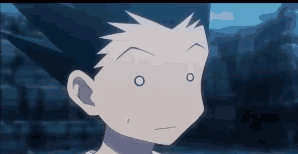 a close up of a cartoon character making a funny face .
