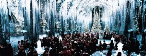 Christmas Hogwarts GIF - Christmas Hogwarts Harry Potter GIFs