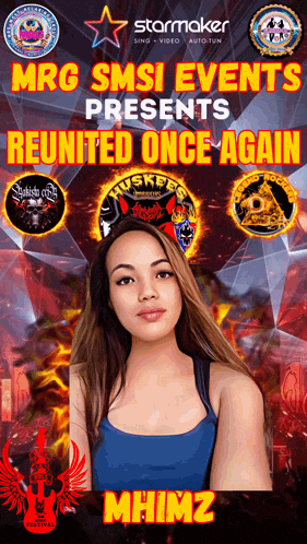 a poster that says mrg smsi events presents reunited once again mhmz