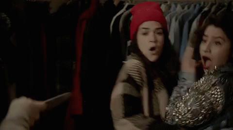 Scared GIF - Broad City Surprised Scared GIFs