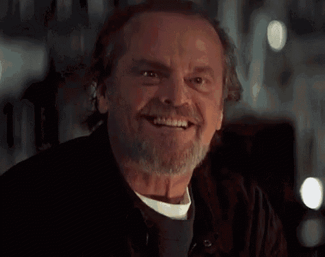 Jack Nicholson Creepy Smile GIF