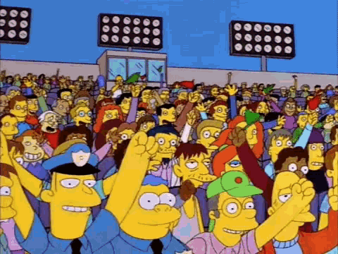 Simpsons Soccer GIF - Simpsons Soccer Crowd GIFs