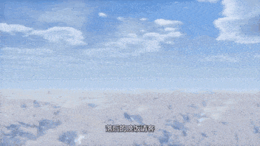 a red and yellow robot is flying through the sky