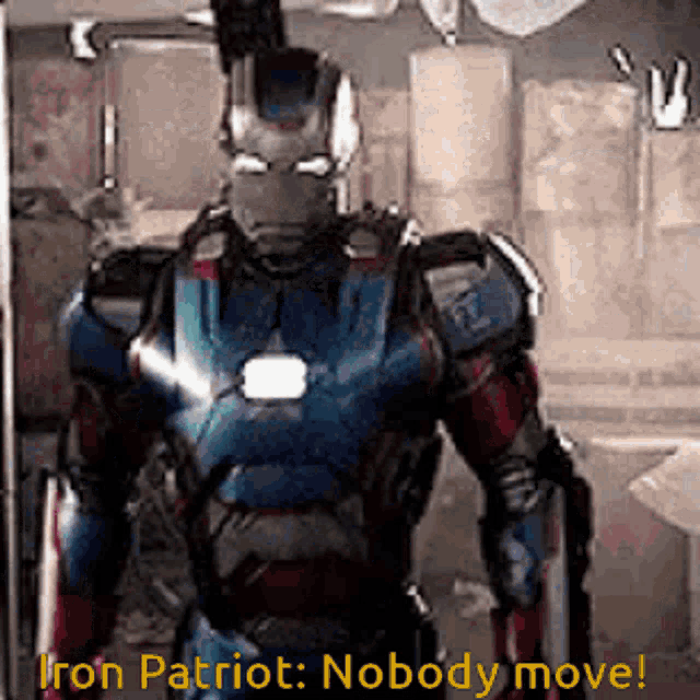 Marvel Iron Patriot GIF - Marvel Iron Patriot Don Cheadle GIFs