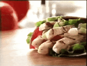 Tim Hortons Chunky Chicken Salad Wrap GIF