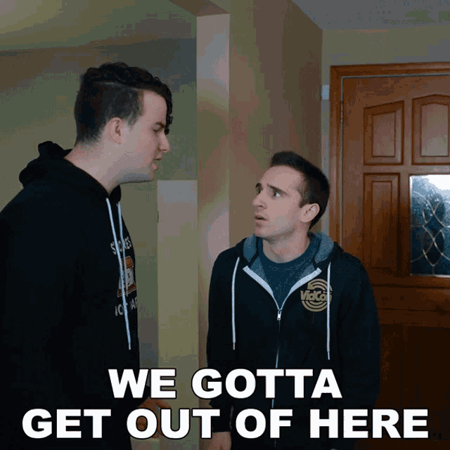 We Gotta Get Out Of Here Anthony Mennella GIF - We Gotta Get Out Of Here Anthony Mennella Culter35 GIFs