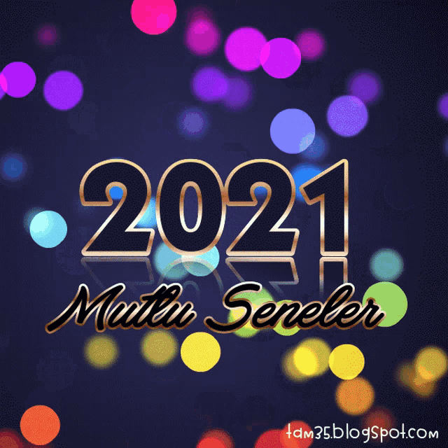 a greeting card that says mutlu seneler on it