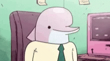 Dolphin Office GIF - Dolphin Office April GIFs