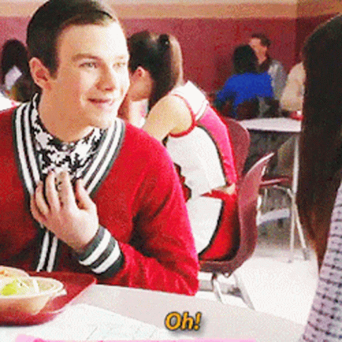 Glee Kurt Hummel GIF - Glee Kurt Hummel Oh GIFs