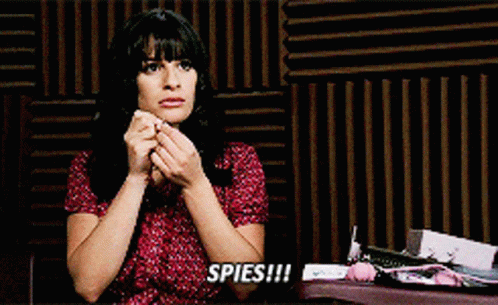 Glee Rachel Berry GIF - Glee Rachel Berry Spies GIFs