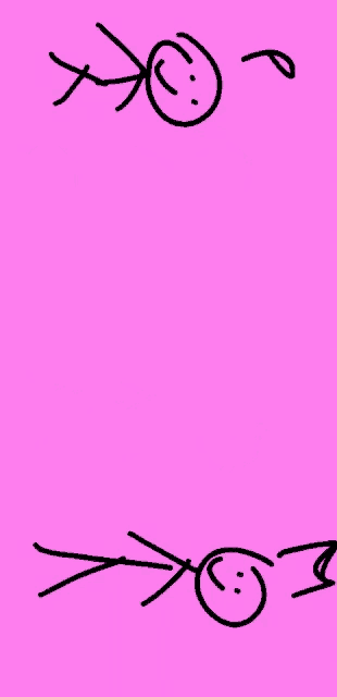 a pink background with red hearts and a red heart