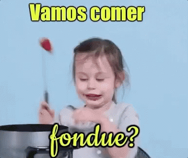 Vamos Comer Fondue? /  Fondue De Chocolate / Inverno / GIF - Fondue Winter Child GIFs