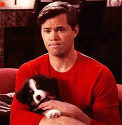 Andrew Rannells Puppies GIF - Andrew Rannells Puppies Cute GIFs