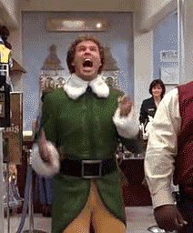 Excited! GIF - Holiday Classics Elf Excited GIFs
