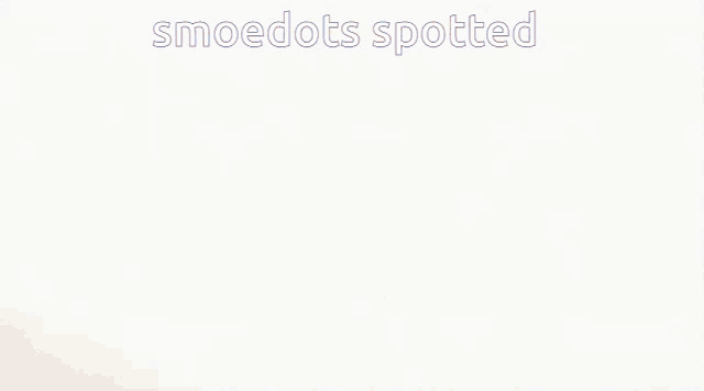 a cartoon drawing of a girl with the words smoedots spotted above her