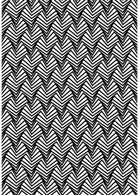 a black and white geometric pattern with a chevron pattern