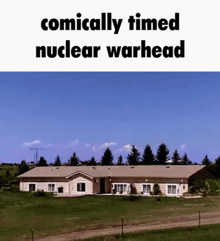 Comically Timed Nuclear Warhead Explosion GIF - Comically Timed Nuclear Warhead Explosion House GIFs