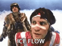 The Mighty Boosh Ice Flow GIF - The Mighty Boosh Ice Flow Tundra Rap GIFs
