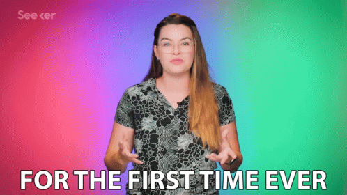 For The First Time Ever Never Been Done GIF - For The First Time Ever First Time Ever Never Been Done GIFs