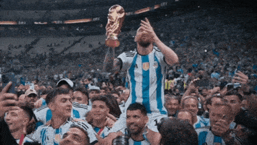 Messi Copa Del Mundo 2022 Messi GIF - Messi Copa Del Mundo 2022 Messi Argentina Campeon Mundial 2022 GIFs