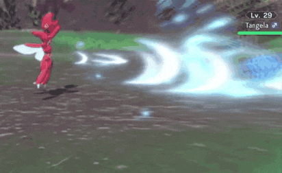 a video game with a red and white pokemon with a lv 29 tag