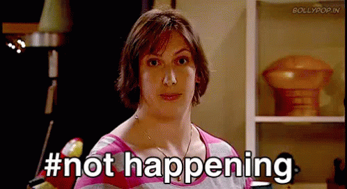 Getting Out Of Bed In The Morning GIF - Miranda Hart Not Happening Nope GIFs